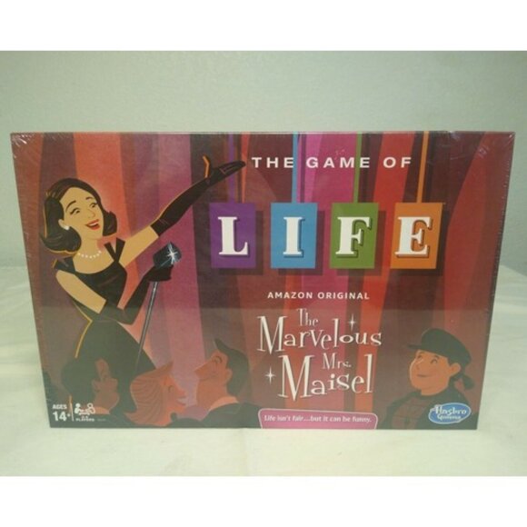 Marvelous Mrs. Maisel Game of Life NEW Hasbro Gaming Board Game Edition Sealed - Picture 3 of 14